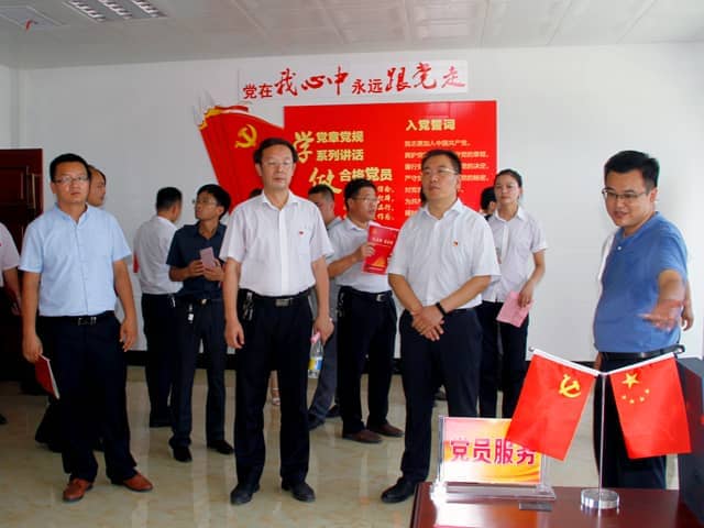 梁山縣委常委、組織部部長王建一行蒞臨天意機械調(diào)研